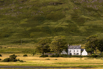 Typical landscape on the Gaelic peninsula Applecross