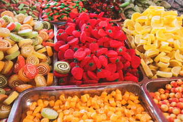 Colorful Confectionery At Candy Shop
