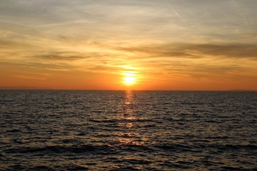 Sonnenuntergang an der Adria