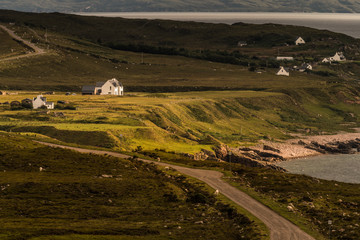 Typical landscape on the Gaelic peninsula Applecross