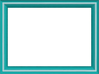retro picture frame with white background with Free Space for Text / Pictures isolated