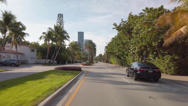 Driving through Golden Beach Miami FL A1A 4k 60p  shot on dji osmo pocket