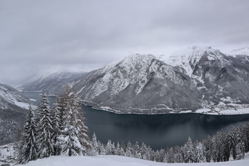 Fototapeta premium winter in the mountains