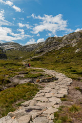 Wanderweg zum Kjerag in Norwegen