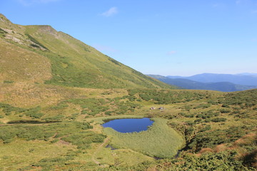 lake in mountains