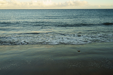 Blue sunset in Gran Canaria island