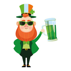 St patricks elf cartoon