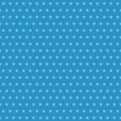 Abstract seamless pattern of small stars in light blue colors