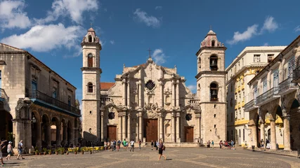 Fototapete Havana Ort der Kathedrale, Havanna Kuba