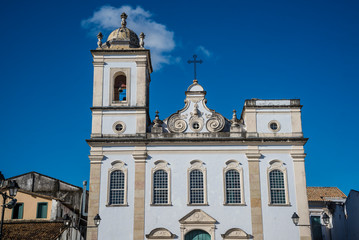 Fototapeta na wymiar Church of Sao Pedro, Largo Terreiro de Jesus, Salvador, Bahia, Brazil