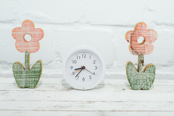 Uhr mir Blumen