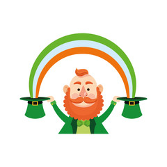 Saint patricks elf cartoon