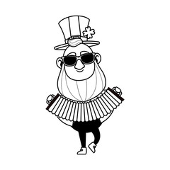 St patricks elf cartoon