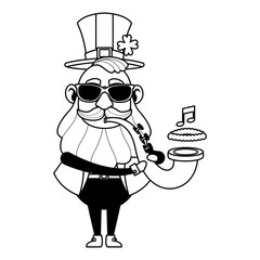 St patricks elf cartoon