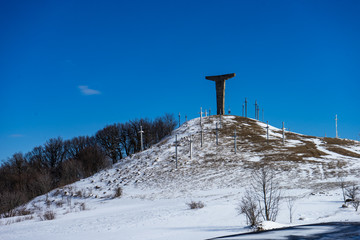 Fototapeta premium Monument to Didgori battle