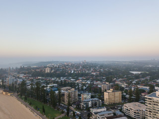 Fototapeta na wymiar Aerial view of Queenscliff, Manly, Sydney.