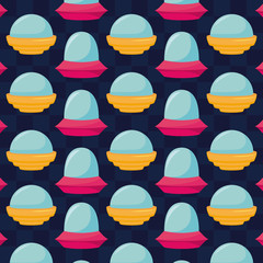 classic video game ufos flying pattern