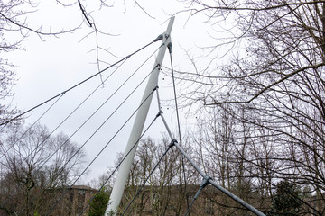 Obraz premium Liberty Bridge at Falls Park Greenville SC