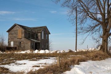 Abandoned farmhouse