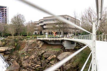 Liberty Bridge at Falls Park in Greenville SC