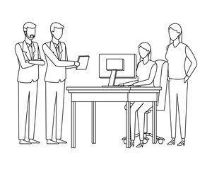 executive business cartoon