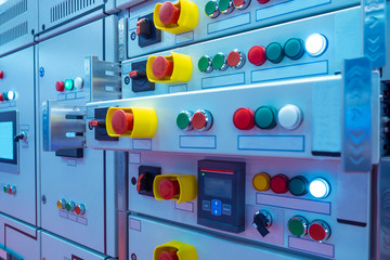 Electrical panel. Low voltage device. Electrical equipment. Power supply. Electro substation. Power...
