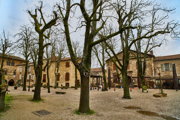The medieval village of Cordes Sur Ciel, France