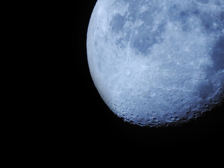 86 percent of moon waning gibbous 