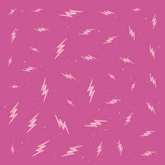 pink thunderbolt decoration