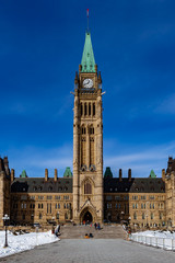 Ottawa CANADA - February 17, 2019: Federal Parliament Building of Canada in Ottawa, North America