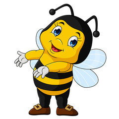 Cartoon Bee, Vector art