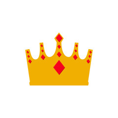 Obraz premium Isolated crown icon image. Vector illustration design