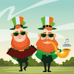 St patricks elves cartoons