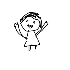 少女のイラスト