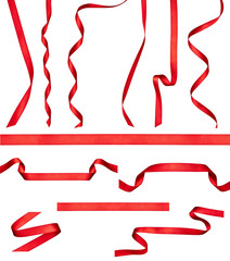 red ribbon bow celebration decoration