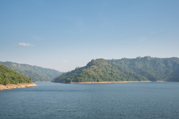 Fototapeta na wymiar Mountain water source, back of Khun Dan Prakan Chon Dam, Nakhon Nayok, Thailand