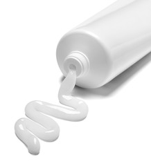 toothpaste beauty cream white tube hygiene health care