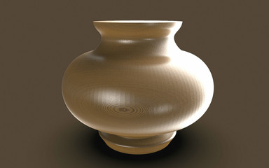 vase isolated on white background