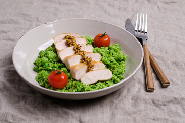 Fried chicken breast