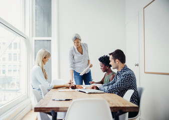 Business meeting in office 