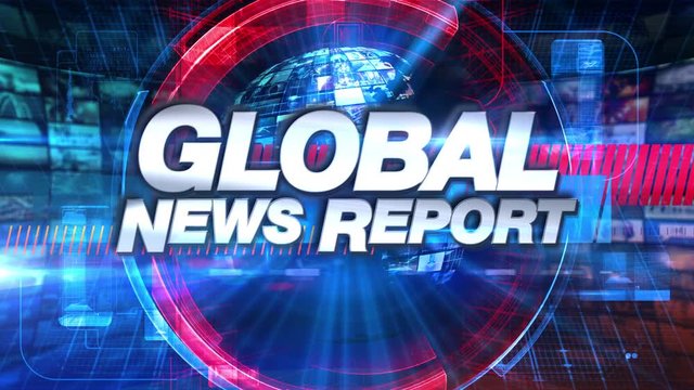 Global News Report - Broadcast Animation Graphic Title