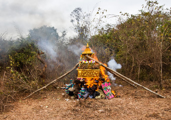 Buddhist funeral ceremony