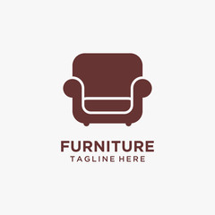 Sofa furniture logo design