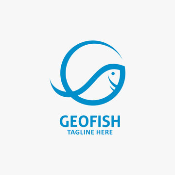 Letter G fish logo design