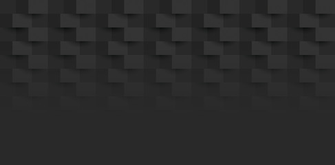 Black abstract background vector with blank space for text.