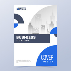 Promotional cover design for business or corporate sector.