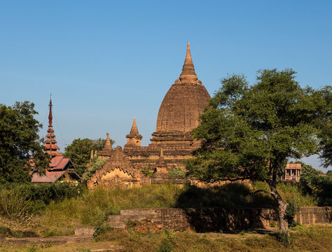pagodas in pugan,myanmar