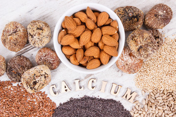 Natural ingredients as source calcium, vitamins, minerals and fiber