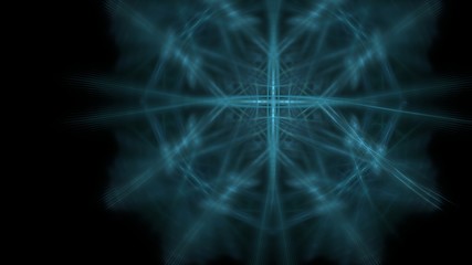 Fantasy chaotic colorful fractal pattern. Abstract fractal shapes. 3D rendering illustration background or wallpaper