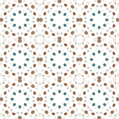 Seamless abstract pattern background with a variety of colored circles.
